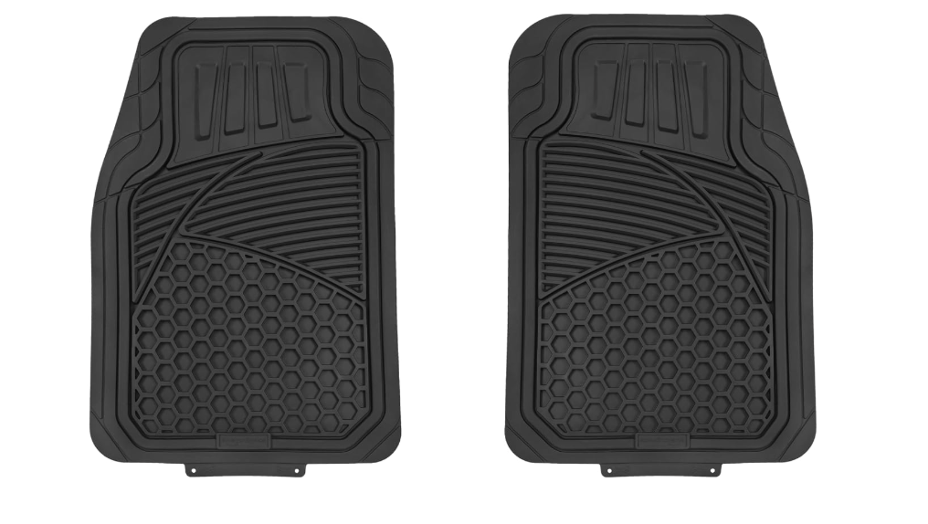 Heavy Duty Thick PVC Car Floor Mats, Anti-Slip, Easy to Clean, Universal Trim-to-Fit All-Weather for Automotive SUV Sedans Trucks