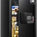 3.0 Cub Large Safes for Home Use Fire and Water Proof, Anti-Theft Digital Security Safe Box with Electronic Keypad and Key, Fire Proof Safe for Home D 