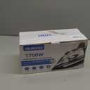 1700W Steam Iron for Clothes, Rapid Heating, 3-Way Auto-Off, Spray Mist, Steam Burst, 14.07oz Water Tank, Adjustable Thermostat Dial