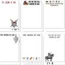 Tinlade 12 Pcs Armor of God Sticky Notes Gifts Knight Notepads 3.9 x 5.5 Inch Funny Religious Sticky Notes Self-Stick Writing Memo Pad for Back to School Teacher Gift Office Supplies Student Coworker