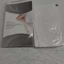 Medical Compression Thigh High Anti Embolism Stockings 15-20mmHg, for Edema, Varicose Veins, Swelling with Inspection Hole, Women & Men (X-Large, White)