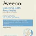 Aveeno Fragrance-Free Soothing Bath Treatment & Soak for Soothing Relief, 100% Colloidal Oatmeal, Relieves Itchy, Irritated Skin Due to Eczema, 8 Single-Use Bath Packets