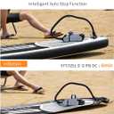 GICLE Paddle Board Pump Electric 12V DC, SUP Air Pump with Dual Stage Fast Inflation & Auto-Off, Electric Air Pump for Inflatable Paddle Board, Boat, Kayak, Air Mattress,Tents
