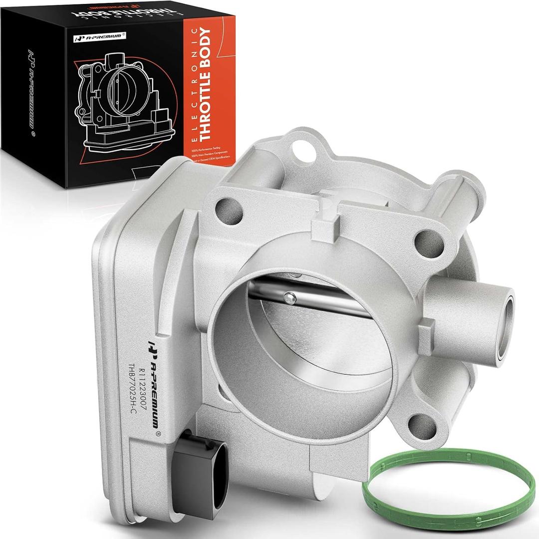 A-Premium Electronic Throttle Body Compatible with Jeep Patriot Compass 2007-2017 & Dodge Avenger Caliber Journey & Chrysler 200 Sebring - 1.8L 2.0L 2.4L, Replaces 4891735AC, 4891735AD
