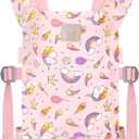 GAGAKU Baby Doll Carrier for Kids, Stuffed Animal Carrier Reborn Baby Dolls Carrier with Adjustable Straps, Baby Doll Accessories - Pink (Stars) (3_pink_stars)