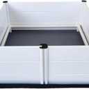 Whelping Box for Dogs & Puppies Premium 48" Modular Design with Easy-Open Door, Pig Rails, Oxford Floor Liner & Washable Pee Pad Indoor/Outdoor, Easy-Clean & Durable