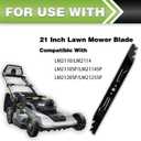 AB2102 21-Inch Mulching Blade Replacement for EGO Power+ 21" Electric Lawn Mowers 56V Models, Manganese Steel Mower Blade Compatible with LM2101/ LM2100/LM2102SP/LM2100SP/LM2142SP