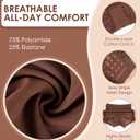 ORLAROY Womens Shapewear Tummy Control High Waisted Seamless Underwear Boyshorts No Show Ladies Body Shaper Shaping Panties M Brown