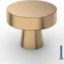 10 Pack Kitchen Cabinet Knob Champagne Bronze Round Dresser Knobs Gold Drawer Knobs Kitchen Cabinet Hardware Knobs for Dresser Drawers
