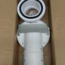 90Magnetic Dryer Vent Coupling-Quick Connection and Disconnection Strong Magnet Self-Alignment Design Quick-Installation Dryer Magnetic Vent Connector Dryer Vent Connector KitWhite