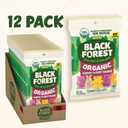 Black Forest Organic Gummy Forest Friends Candy, Made with Real Fruit Juice, Colors and Flavors from Natural Sources, Gluten Free and Fat Free, 4.5oz Bag (Pack of 12) (EXP 01/04/27)