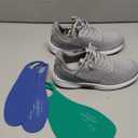 Orthofeet Women's Orthopedic Knit Kita Hands-Free Sneakers (11, Grey)