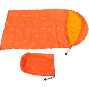 Pet Sleeping Bag, Thickened Warmth Dog Sleeping Bag with Storage Bag, Soft Waterproof Packable Pet Bed Portable Pet Camper Bed Kennel Accessoryfor Camping Hiking Travel