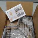 Adhesive Shower Caddy, 2 Pack Corner Bath Organizer, Rustproof Stainless Steel Shower Shelves with Large Capacity, No Drilling Shelves for Bathroom Storage, Home, Kitchen Dcor (Black)