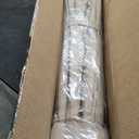 13 ft. Steel Market 8-Color Solar LED Lights Patio Umbrella in Beige