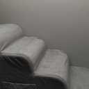 Dog Stairs for Small Dogs and Cats, 20" H 4 Steps Dog Ramp for High Beds, Couch, Sofa, Waterproof Pet Stairs with Removable Washable Cover, Non-Slip Sturdy Pet Steps (Gray)