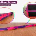 MARFULA 6 FT Folding Gymnastics Beam Foam Balance Floor Beam - Extra Firm - Suede Cover - Anti Slip Bottom with Carry Bag for Kids/Adults Home Use