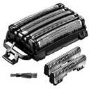 1Pack Replacement Blades and Foil Compatible with Panasonic ARC5 5-Blade Shavers, Compatible with WES9032P ES9032 ES9034 ES9036 ES9038, Fits Models ES-LV61, ES-LV65, ES-LV67, ES-LV95 1Cleaning Brush