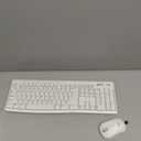 Logitech MK270 Wireless Keyboard and Mouse Combo for Windows, 2.4 GHz Wireless, Compact Mouse, 8 Multimedia and Shortcut Keys, 2-Year Battery Life, for PC, Laptop - White