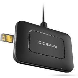 DDPAI 4G LTE Module with SIM Card for Z60 Pro Dash Cam, Remote Parking Monitor, Remote Live View, Incident Alerts, Real-Time GPS, Geofencing, Cloud Storage, APP Control, Hardwire Kit Included