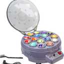 Automatic Pool Ball Cleaning Machine  110V Electric Billiard Ball Washer for 16 American Pool Balls (2 1/4")  Durable Quiet Design