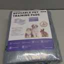 Fostanfly Washable Dog Pee Pads, 2 Pack 36''x72'' Non Slip Reusable Puppy Pee Pads with Great Urine Absorption, Dog Mats for Whelping, Potty, Pet Training (Gray)