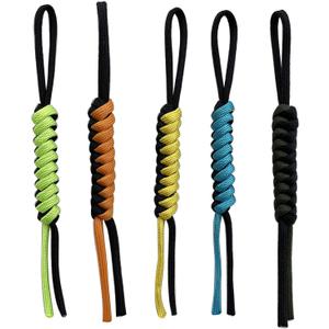 5 Pack Handcrafted Lanyards EDC Paracord Lanyards with Tassel for Pocket Knife Outdoor Gear Zipper Puller Key-Chain Backpack (Pull504)