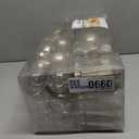 SHareconn 86PCS Christmas Tree Ornaments Clear Set,Shatterproof and Clear Plastic Baubles for Xmas Tree Decor, Holiday Wedding Party Decoration, Champagne