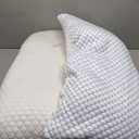 EASELAND Firm Pillows Shredded Memory Foam with Adjustable Fill - King Size Set of 2, Removable Cooling Cover for Hot Sleepers, Cool Bed Pillow for Side Back Stomach Sleepers