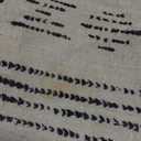 Jinchan Boho Kitchen Curtains Linen Tier Curtains 20 Inch Bohemian Cafe Style Farmhouse Natural Striped Half Window Treatment for Bathroom RV Vintage Small Window 2 Panels Boho Black on Beige