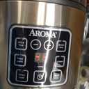 AROMA Digital Rice Cooker, 4-Cup (Uncooked) / 8-Cup (Cooked), Steamer, Grain Cooker, Multicooker, 2 Qt, Stainless Steel Exterior, ARC-914SBD