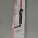 Extra-Long Barrel Rotating Curling Iron with Short Clamp, Automatic Curling Iron 1 Inch Creates Loose Curls  for Medium and Long Hair, High Heat 410F, Instant Heat up, Double Ceramic, Dual Voltage (Rose Gold)