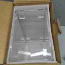 Crystal Clear Acrylic Magazine Holder,Space Saving Magazine Rack, Book Basket, Storage Organizer Bin for Living Room, Bathroom, Home Office, Newspapers