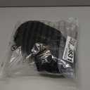 RIKUAOU Men's Compression Shirt Hoodie with Mask, Long Sleeve Athletic Base Layer Top, Cool Dry Workout Sports Undershirt L