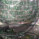 Elecan 14 AWG Speaker Cable Wire 4 Feet with Gold-Plated Banana Tip Plugs-CL2 Rated-in Wall-Heavy Duty Nylon Braided, Oxygen-Free Copper (OFC)-White-with 5 Cable Ties