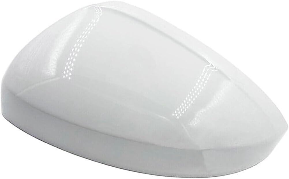 Car Door Wing Mirror Cover Cap Replacement Cover Protectors For VW Tiguan MK2 2017 2018 2019 2020 White (Left (Driver) Side)