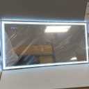 24"x48" LED Bathroom Mirror with Lights, Anti-Fog, Backlit + Front Lit, Dimmable, Led Vanity Mirror for Wall, Lighted Bathroom Mirror, 3 Colors, Shatter-Proof Tempered Glass (White)