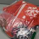 2 Pcs Merry Christmas Bathroom Rugs Set Soft Plush Santa Claus Bath Mat with Non-Slip Backing Washable Holiday Decorative Bath Rug Xmas Carpet for Christmas Bathroom Decor, 20 x 47 Inch