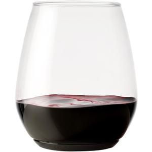 TOSSWARE POP 18oz Vino XL SET OF 12, Premium Quality, Recyclable, Unbreakable & Crystal Clear Plastic Wine Glasses, 12 Count (Pack of 1) TOSSWARE POP 18oz Vino XL SET OF 12, Premium Quality, Recyclable, Unbreakable & Crystal Clear Plastic Wine Glasses, 12 Count (Pack of 1)