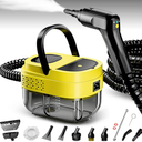 Steam Cleaner,15s Heat-Up,1.6L Tank,3-Level Adjustable Handle,2500W Steamer for Cleaning,Portable Steamer for Cleaning with 16PCS Accessories,Steam Cleaner for Home,Car,Dirt,Grease,Grout,Tile,Couch