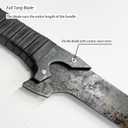 Handmade Cast High-Carbon Steel Blade Sword, Sharp Blade, Full Tang, With Leather Protective Cover Metal Sword All Made of Metal for Collection