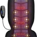 CILI Massage Chair Pad,Back Massager with Heat,Massage Seat Cushion with 10 Vibration Motors,30-60-90 Minutes Heating Options,Chair Massager for Office Chair, Home Office Use (Black)