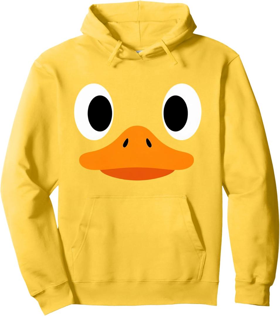 Cute Duck Face Halloween Costume Funny Birthday Present Pullover Hoodie, Medium Size