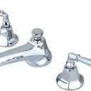 Kingston Brass KS4461HL Metropolitan 8-Inch Widespread Lavatory Faucet, Polished Chrome