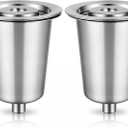 Reusable Filter Cup for Cuisinart (Stainless Steel - 2 Pack)