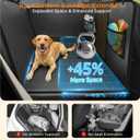 URPOWER PU Leather Dog Back Seat Extender for Full-Size Crew Cab Trucks