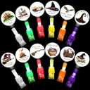 Tuanse Passover Decorations, 30 Pcs Passover Gifts Finger Lights Bulk for Kids, Glow in The Dark Pesach Seder Finger Lights Toys, Jewish Holiday Party Favors, Goodie Bag Fillers and Classroom Rewards