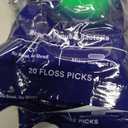 DenTek Floss Picks, Advanced Clean, Plaque Remover, 20 Count, Pack of 6