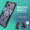 Smartish iPhone 17 Pro Max Case MagSafe, Gripzilla, Grip Cover, Clear Black | Magnetic, Rugged, Heavy Duty, Protective Military Grade Armor, Drop-Tested from 6 Feet, Shockproof, Impact Absorbing for Men