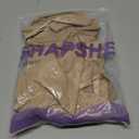 SHAPSHE Low Back Shapewear U Plunge Strapless Bodysuit for Women Tummy Control Built In Bra Thigh Slimmer Body Shaper Tan